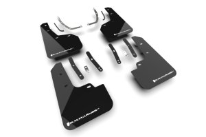 Hyundai Tucson Mud Flaps - Rally Armor - UR - Black with White Logo - `25-`27